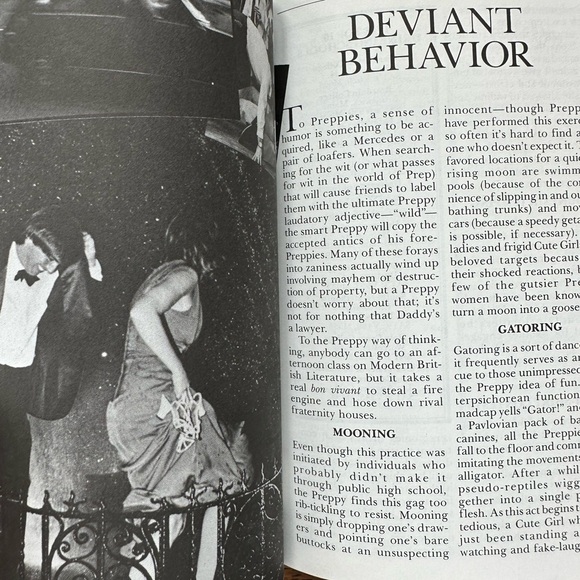 The Official Preppy Handbook - 1st edition. 1980 copyright. Vintage - Picture 5 of 6